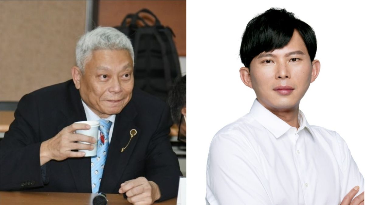 ▲中天新聞台換照遭否決，黃國昌高呼「終於，向蔡衍明的中天告別了」。（合成圖／左圖記者林調遜攝；右圖翻攝自黃國昌臉書）