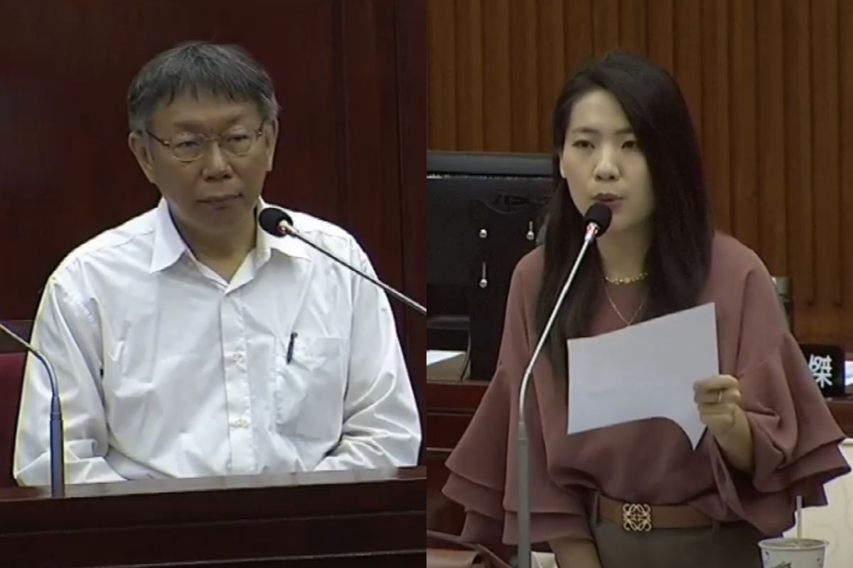 ▲台北市長柯文哲在接受國民黨台北市議員徐巧芯質詢時，針對農委會主委陳吉仲28日「台北市牛排館全關」一說，表示「不是只有我會失言」。（圖／記者丁上程攝,2020.10.29）