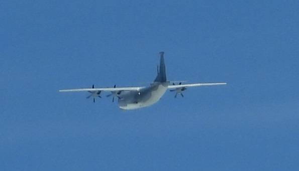 ▲共機運9通信對抗機闖我西南空域。（圖／國防部提供）