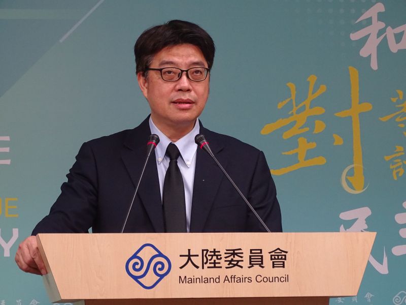 ▲陸委會副主委邱垂正表示,陸媒在台錄製政論節目違法。 (圖/記者呂炯昌攝,2020.10.29)