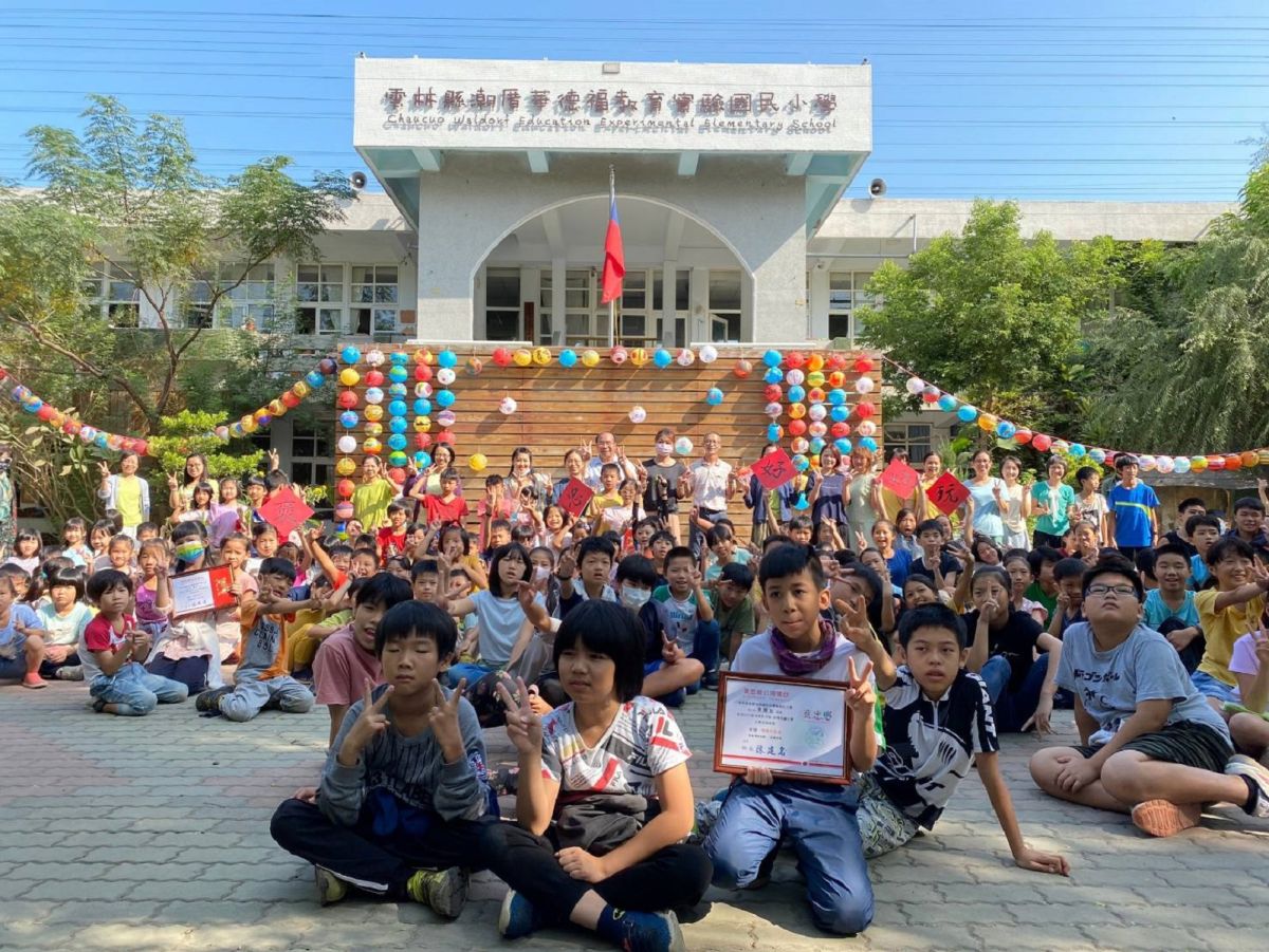 ▲
褒忠鄉公所今日在潮厝華德福教育實驗小學進行彩繪燈籠的頒獎。（圖／記者洪佳伶攝，2020.10.30）