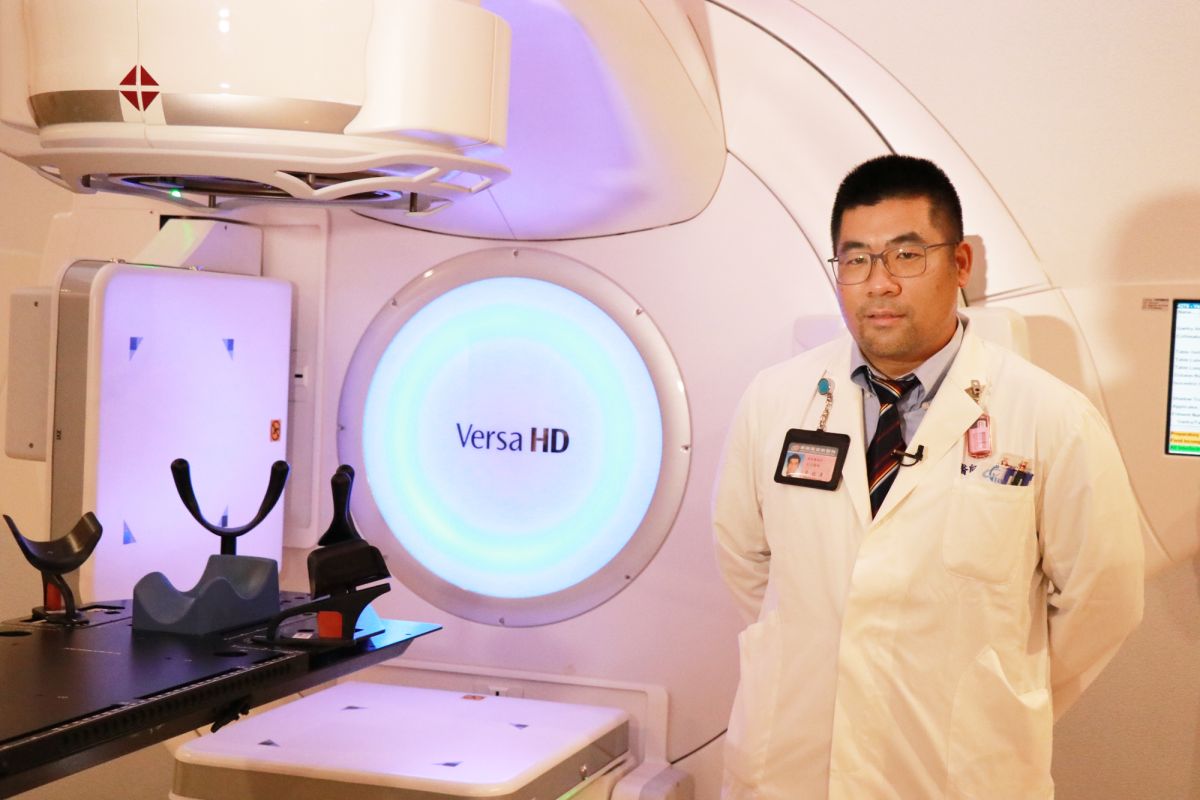 ▲嘉基放射腫瘤科李政彥醫師提醒民眾要與醫療人員有良好的溝通，才能發揮治療最大的效果。（圖／嘉基提供）