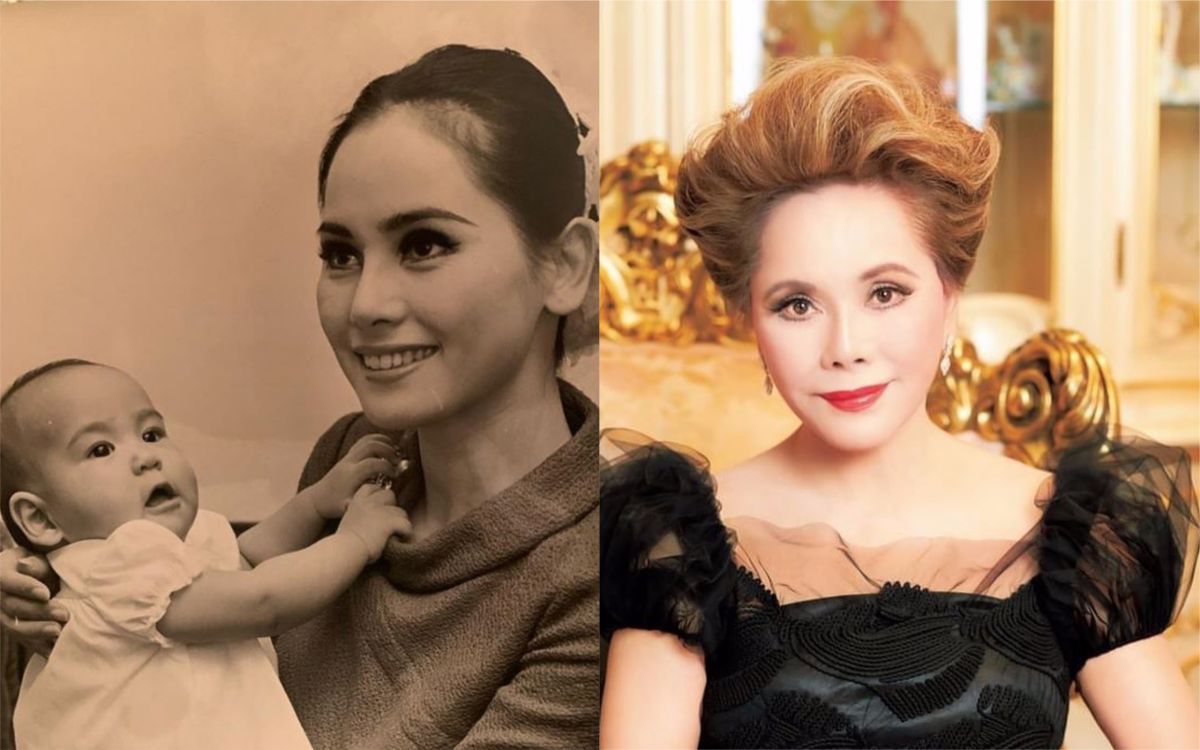 ▲Dewi 近日在Instagram上貼出流亡海外時與女兒的合照。（圖／翻攝自IG）