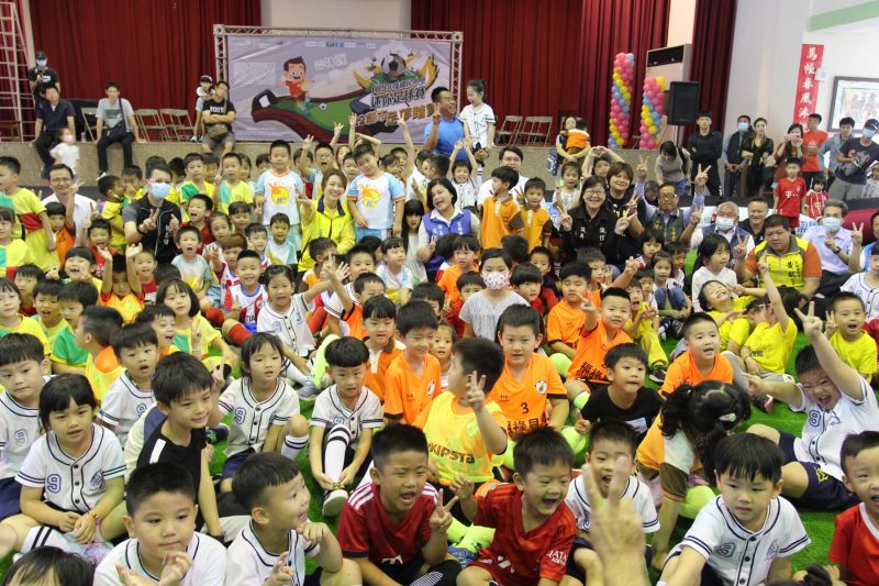 ▲雲林縣第二年舉辦的迷你足球比賽在馬光國小盛況進行。（圖／記者簡勇鵬攝，2020.10.31）