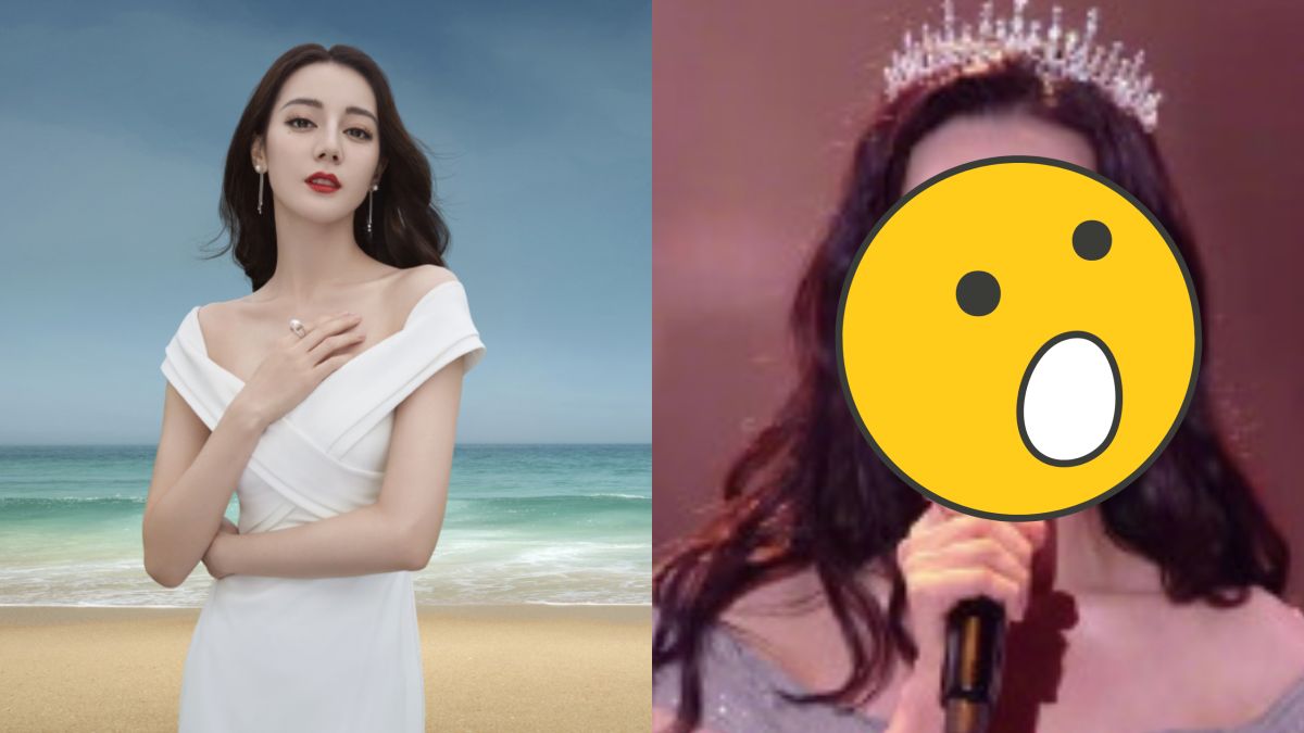 ▲迪麗熱巴疑似暴瘦，真面目曝光。（圖／芒果娛樂、迪麗熱巴工作室微博） 