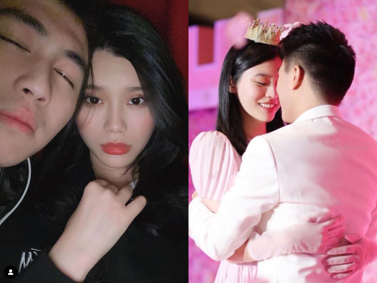▲何猷君（左）、奚夢瑤公開交往過程。（圖／翻攝何猷君IG）