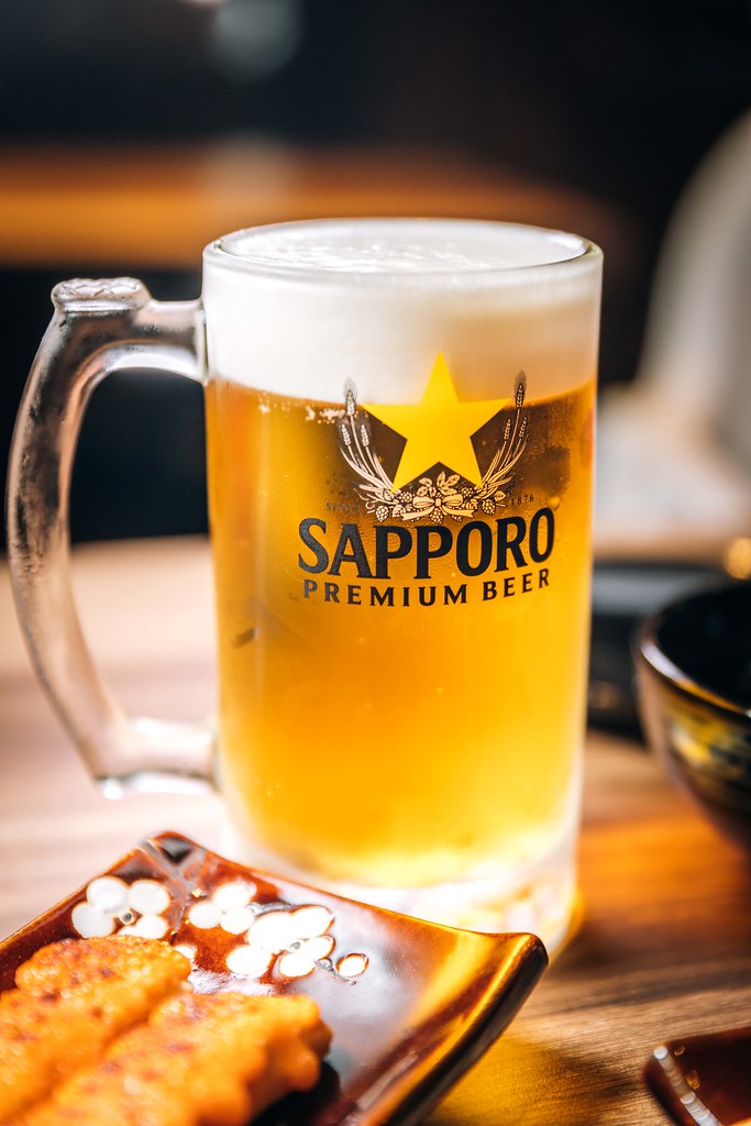 ▲冷冽爽快的北海道 SAPPORO 生啤酒。（圖／寒武紀）