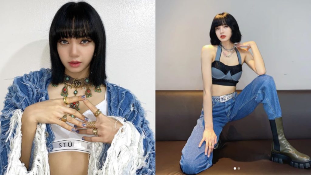  ▲Lisa有個鋼鐵瀏海。（圖／翻攝自IG@lalalalisa_m）