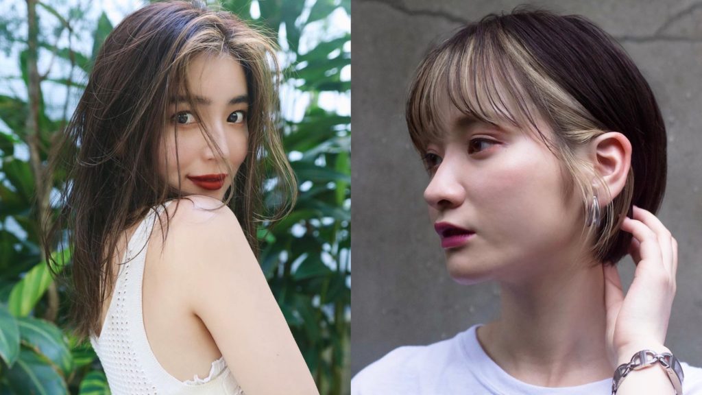 ▲2020瀏海挑染範本。（圖／VOGUE提供、翻攝自IG@chemiiiii、ocean_saishu）