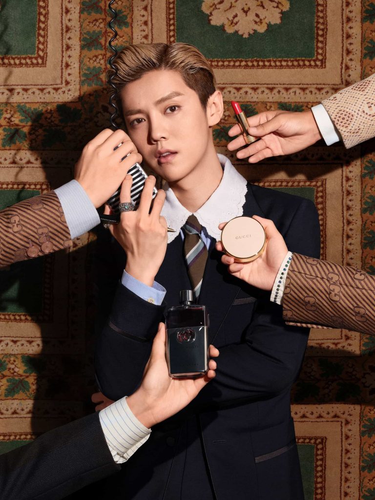 ▲鹿晗出任Gucci 代言人。（圖／Gucci Beauty Makeup）