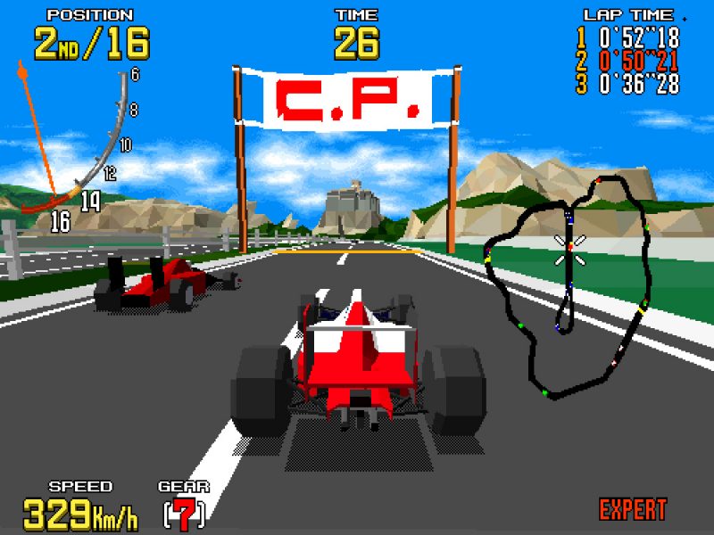 ▲VR賽車讓世人開啟了3D遊戲的新視野。