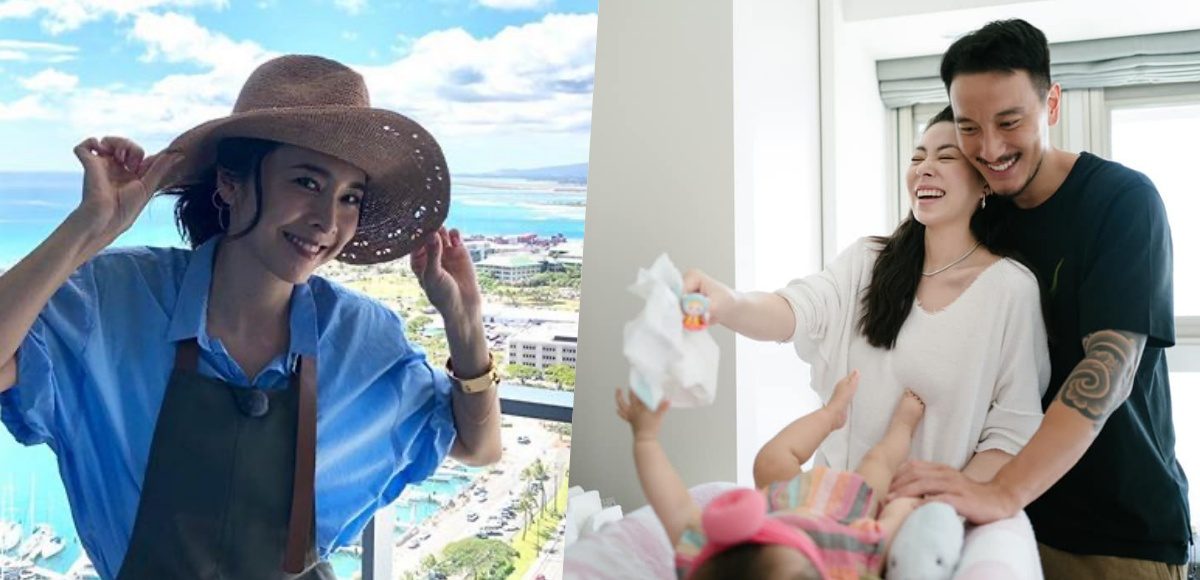 ▲上個月自殺的日本女星竹內結子（左圖）、蔡詩芸一家（右圖）。（圖／IG@竹内結子、FB@Dizzy Dizzo 蔡詩芸）