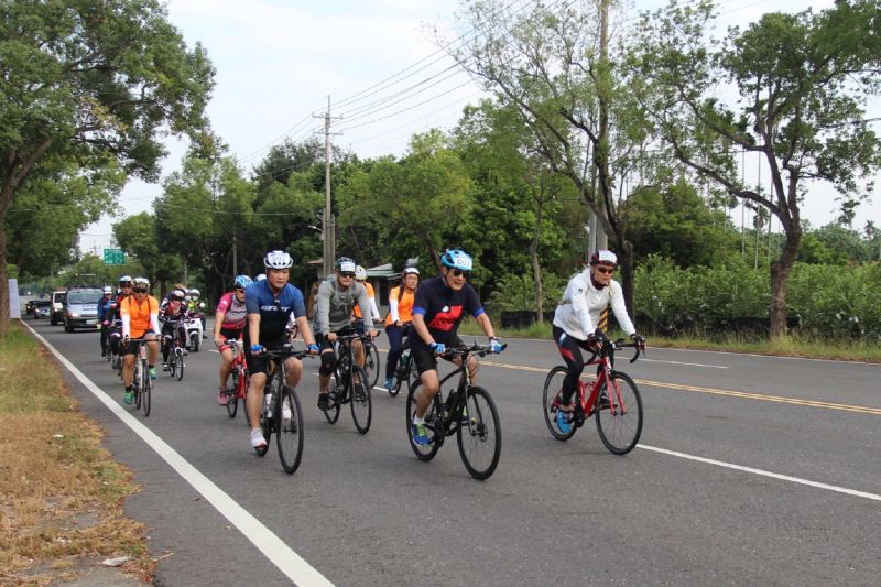 ▲環大雲林自行車挑戰活動，前總統馬英九也報名參加67k的自行車挑戰活動。（圖／記者簡勇鵬攝，2020.11.01）
