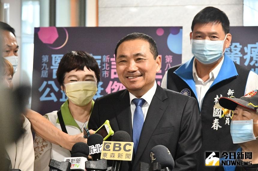 ▲侯友宜表示，現在最重要的工作，就是要和民眾站在一起接地氣，了解民眾的需求，大家一起努力，讓自己縣市未來夢想的願景能夠成功。(圖/記者康子仁攝)