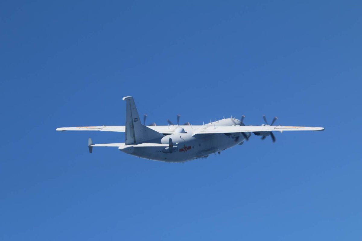 ▲ 共機11月1日上午擾台，1架次運8技術偵察機闖我西南空域。（圖／國防部提供）