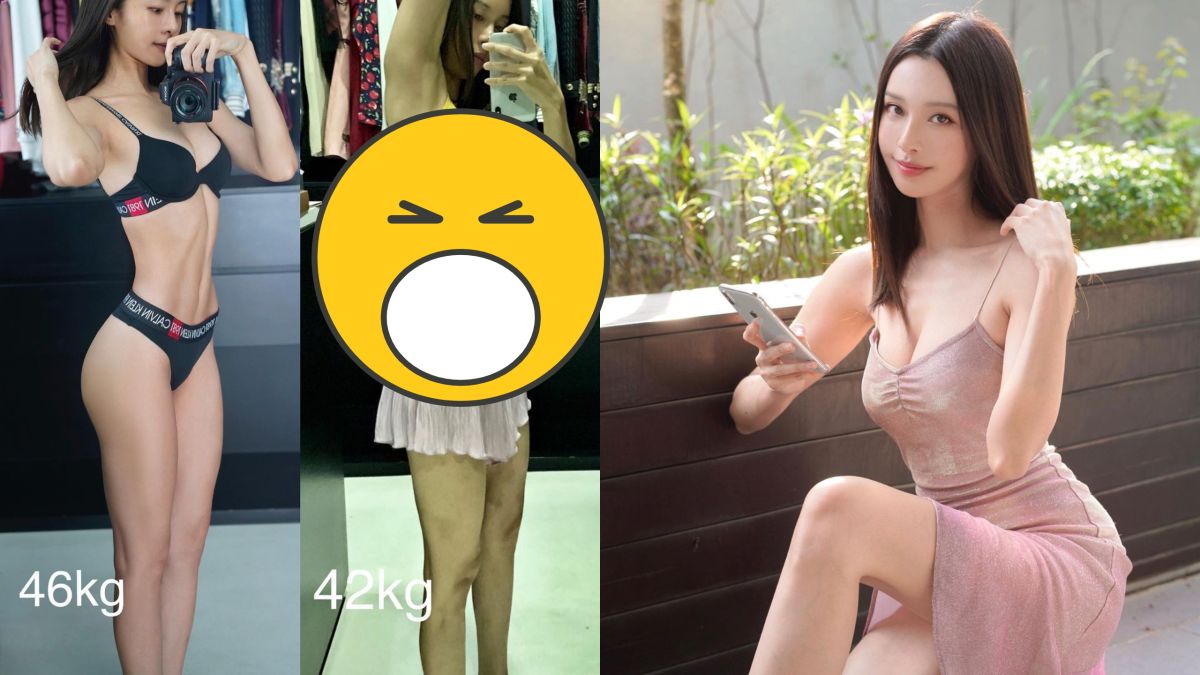 ▲李元玲因為生理期而瘦成紙片人。（圖／李元玲IG） 