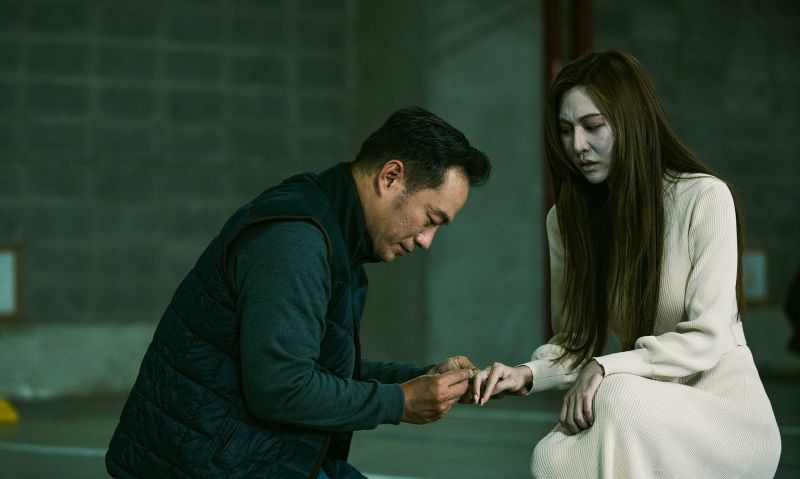 ▲張翰(左)與曾莞婷有對手戲。(圖