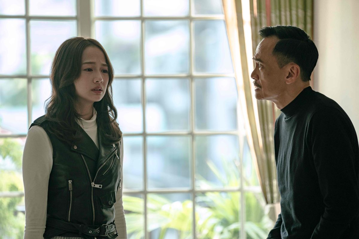 ▲簡嫚書（左）與陳以文飆戲，演技大爆發。（圖 / LINE TV提供）