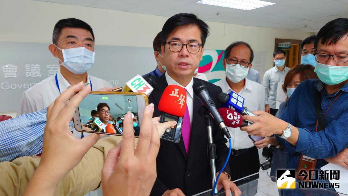 ▲高雄市長陳其邁表示，高雄市選委會主任委員以後將會由秘書長來擔任。（圖／記者鄭婷襄攝）