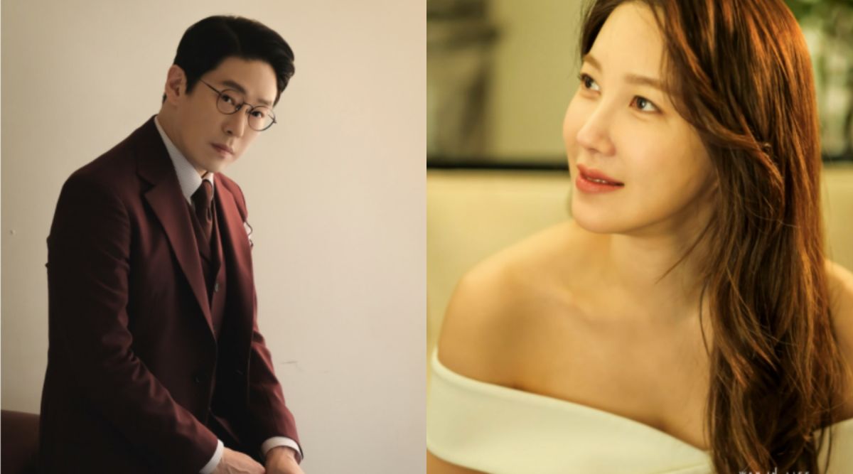 ▲李智雅（右）劇中飾演富家千金，出眾氣質與魅力迷倒嚴基俊。（圖／SBS）