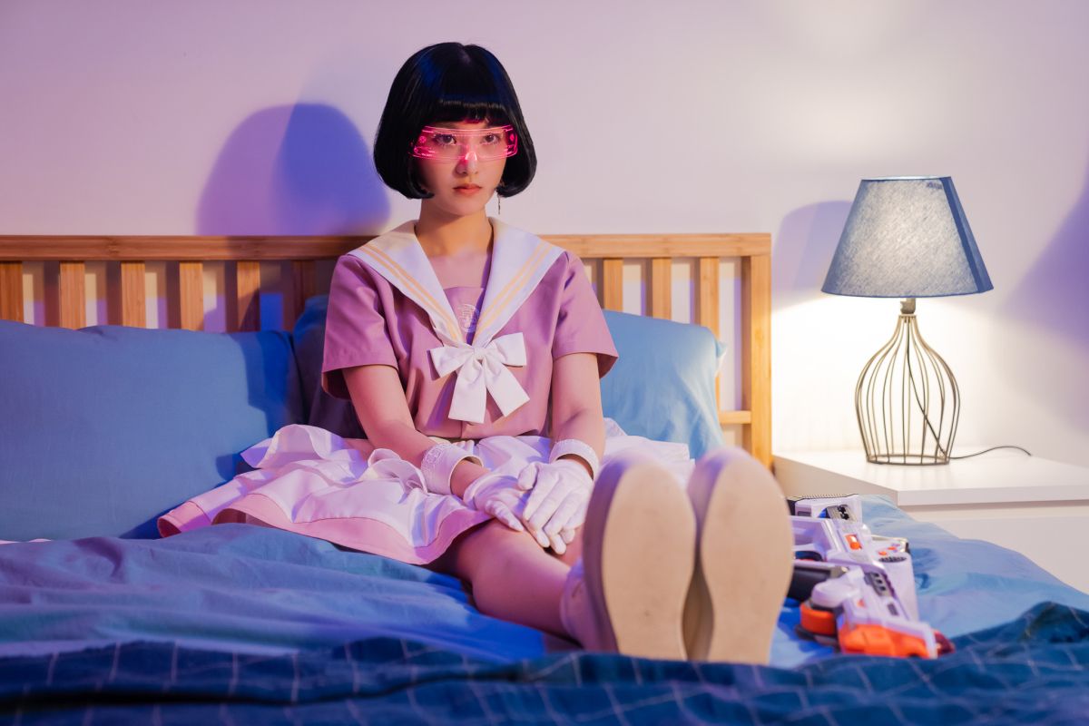 ▲「迷惘美女神」李優與獨立樂團東波，合作拍攝歌曲MV。（圖／黑市音樂提供）