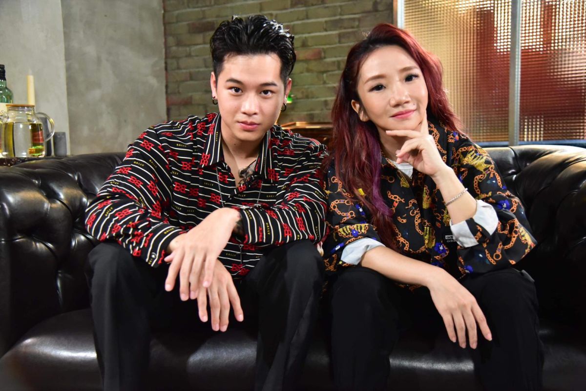 ▲高爾宣（左）、陶晶瑩談家暴新聞始末。（圖／泰坦星文創提供） 