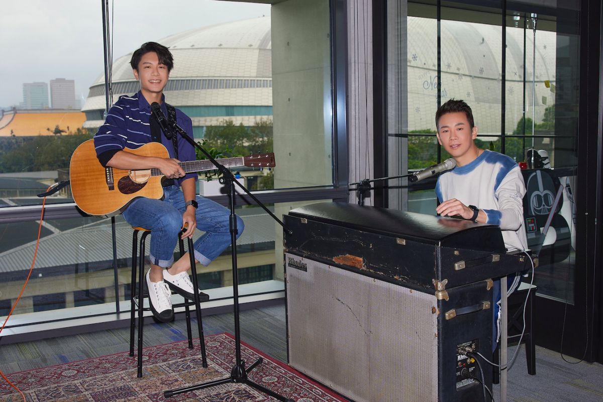 ▲韋禮安（左）首度與陶喆合作，自爆求好心切的習慣都是跟對方學的。（圖／The Orchard提供）