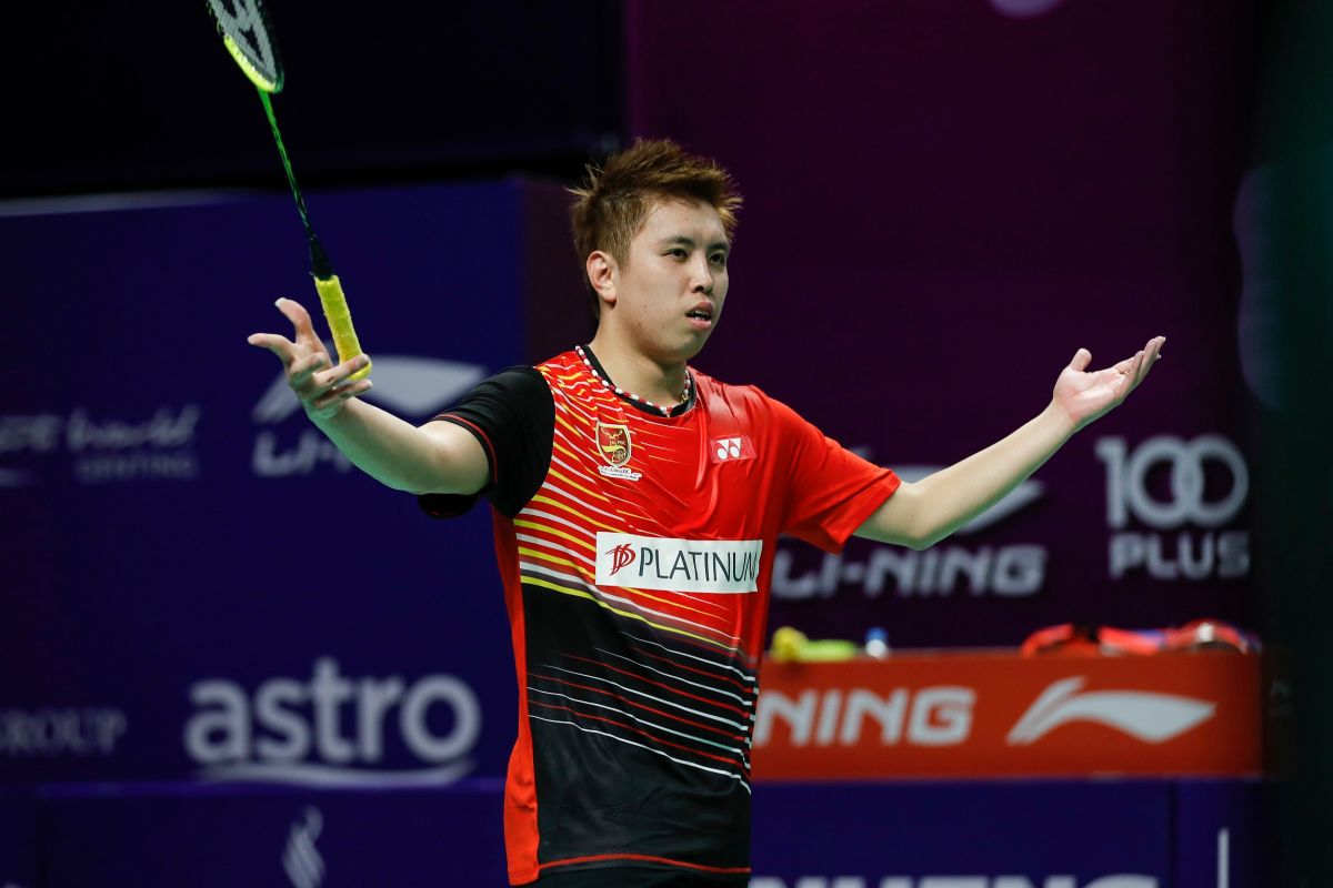 ▲日本羽球好手田兒賢一。（圖／美聯社／達志影像）