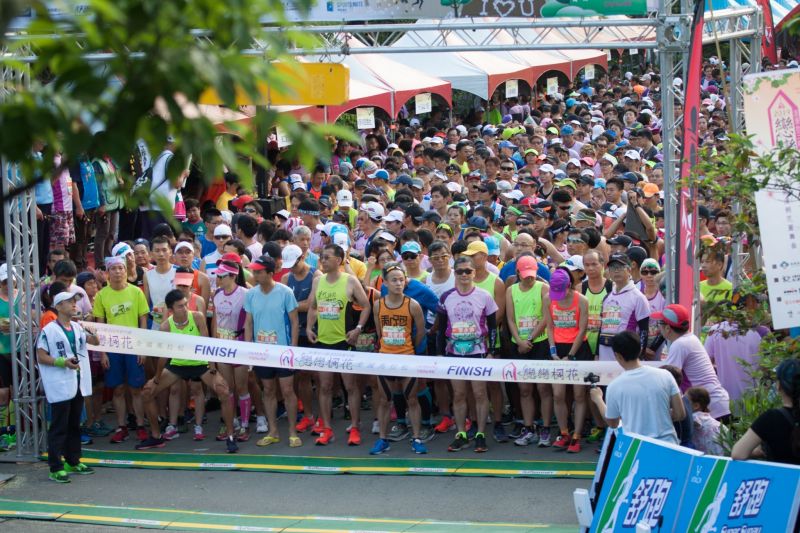 ▲新竹縣客家桐花祭系列活動中最美麗的”戀戀桐花路跑賽”，將於11月15日在橫山鄉內灣合興車站盛大舉行。(照片由主辦單位提供)