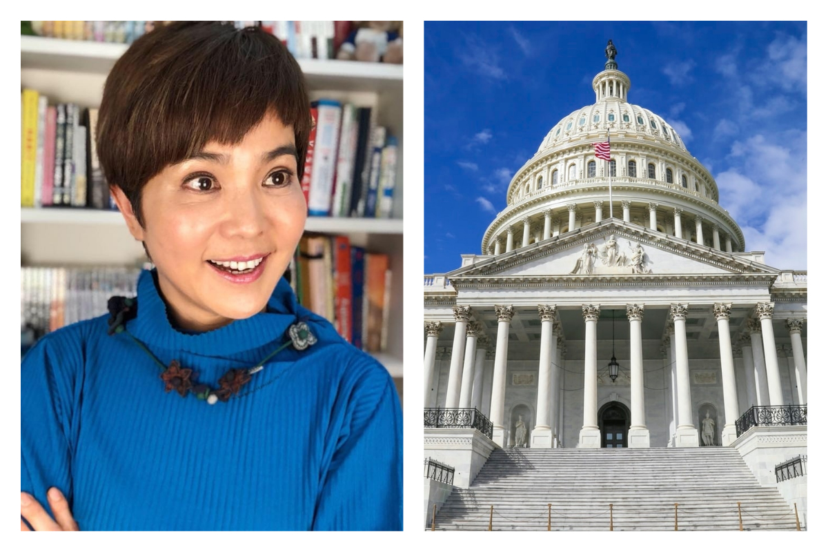 ▲李艷秋分享看美國大選的10大體悟。（合成圖／翻攝自李艷秋臉書，Unsplash）