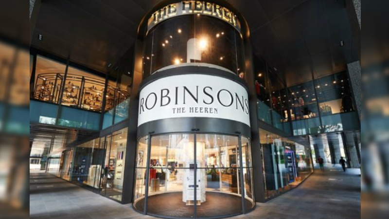 ▲新加坡最老的一間百貨公司羅敏申（Robinsons）近日宣布破產。（圖／翻攝自推特）