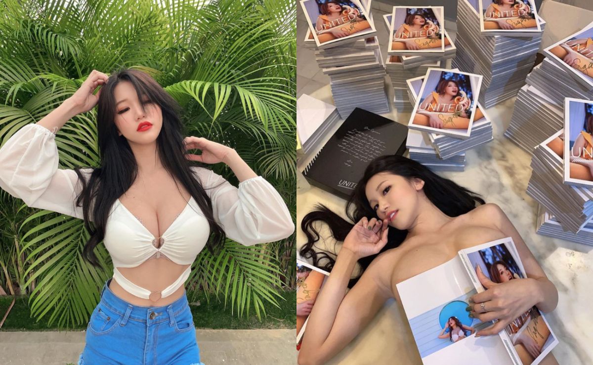 ▲自費出資發行寫真集，讓她的知名度因此更大開，從原本的80萬粉絲衝破百萬粉，如今已逼近400萬粉絲，讓人讚嘆其收穫粉絲的能力。（圖／翻攝自IG）