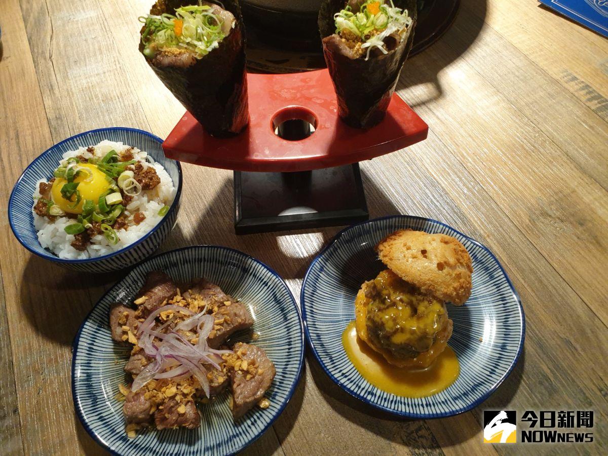 ▲「饌和牛」插旗台中，主打和牛火鍋吃到飽，由和牛五種吃法譜成的「和牛五重奏」，美味在舌尖潰堤。（圖／記者金武鳳攝，2020.11.6)