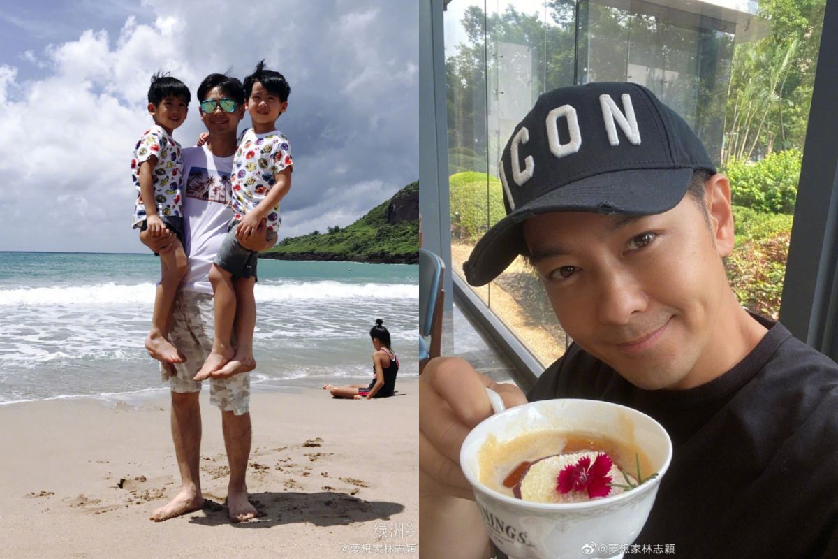 ▲林志穎曝兒子眼中的他。（圖／林志穎微博） 