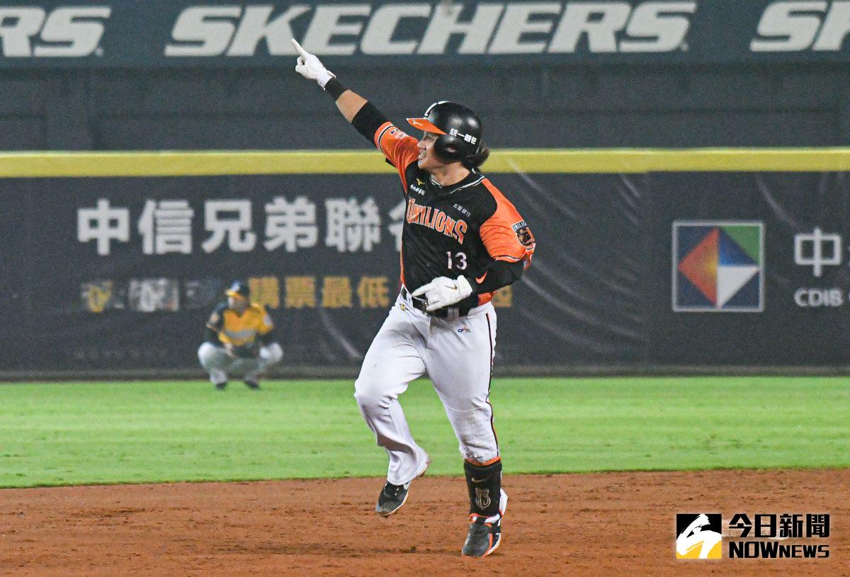 ▲統一老將陳鏞基開轟。（圖／記者葉政勳攝 ）