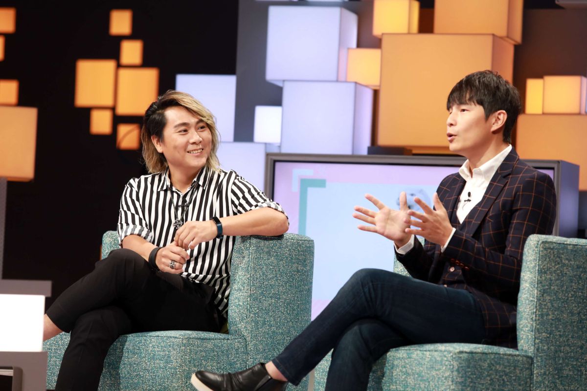 ▲王仁甫（左）、孫協志披露出道秘辛。（圖／公視提供）