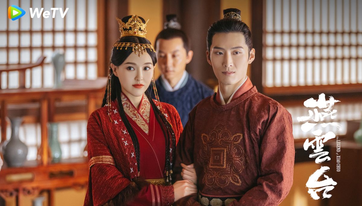 ▲唐嫣（左）與竇驍在《燕雲台》是青梅竹馬的戀人。（圖 / WeTV海外站提供）