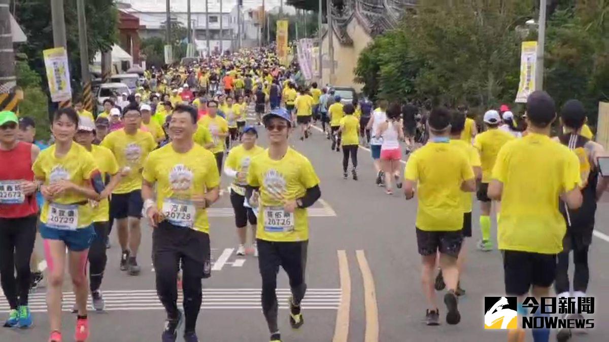 ▲2020田中馬拉松賽在後疫情時代登場，吸引國內跑者在最有人情味賽道用腳步體驗稻香。（圖／記者陳雅芳攝，2020.11.08）