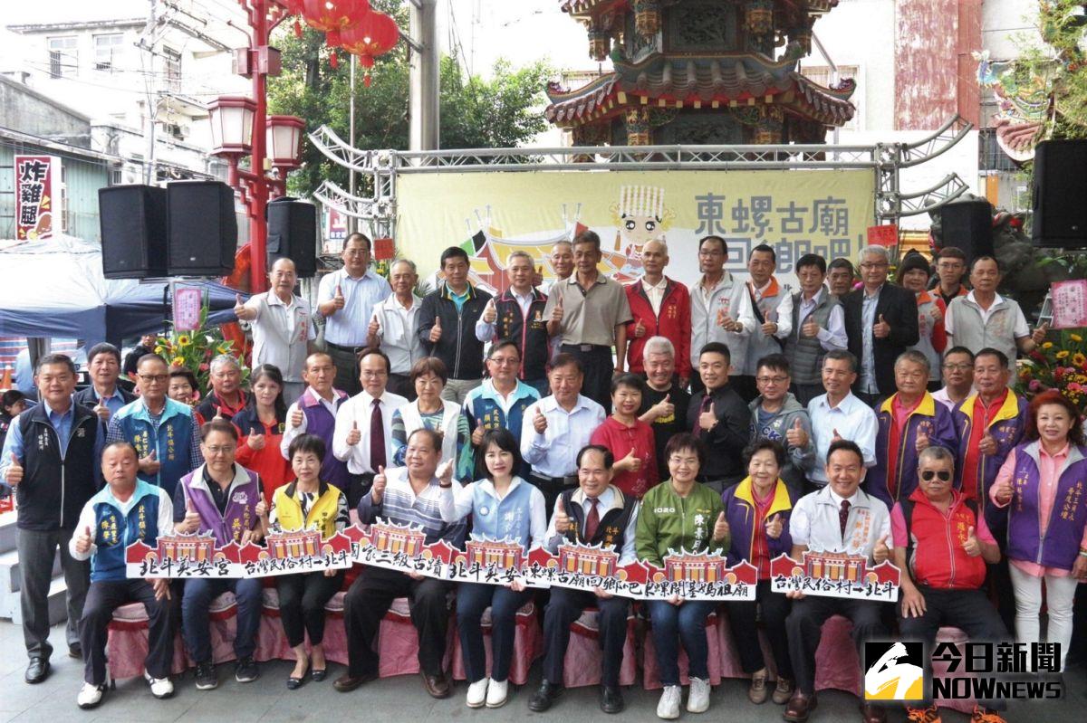 ▲奠安宮成立「原北斗奠安宮返鄉遷建推動委員會」，希望以利整合及推動計劃，希望在3年內順利遷回北斗重建。（圖／記者陳雅芳攝，2020.11.08）