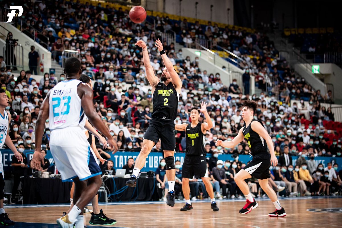 ▲P. League+新職籃聯盟富邦勇士自辦熱身賽，寶島夢想家洋將塔克。（圖／P. League+提供）