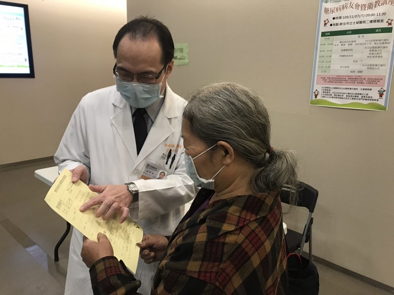 ▲林樹福醫師提醒，如果體重突然減輕，又有多吃、多喝、多尿的「三多」症狀，恐怕就是糖尿病了。(圖/土城醫院提供)