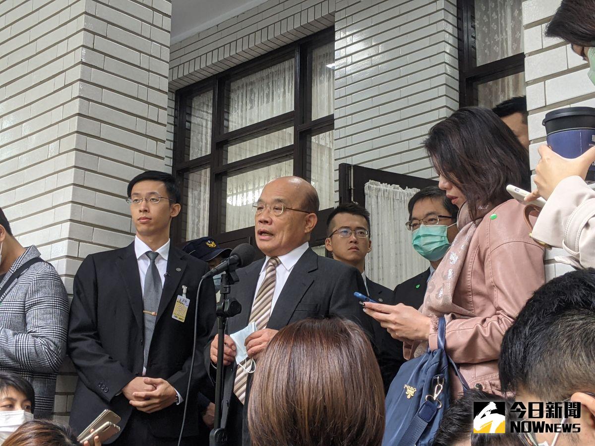 ▲中國大陸再度阻擋台灣參加WHA，行政院長蘇貞昌說，中國這樣做只會引來越來越多的國家、人民站出來譴責中國。（圖／記者鄭宏斌攝，2020.11.10）