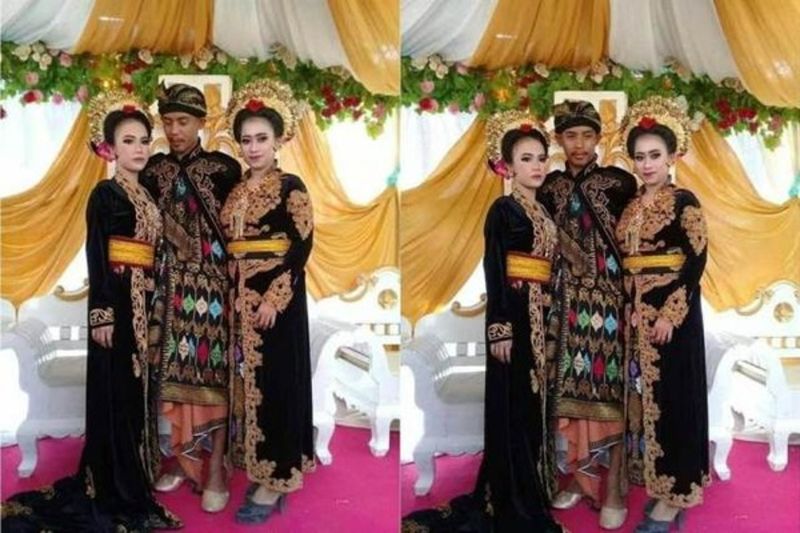 ▲Fitriani受訪時表示,她初中畢業就嫁給Ahmad,因為結婚所以沒讀高中,當時看到Mariani和家人上門時,還以為只是客人,沒想到是打算要嫁給Ahmad。(圖/翻攝自推特)