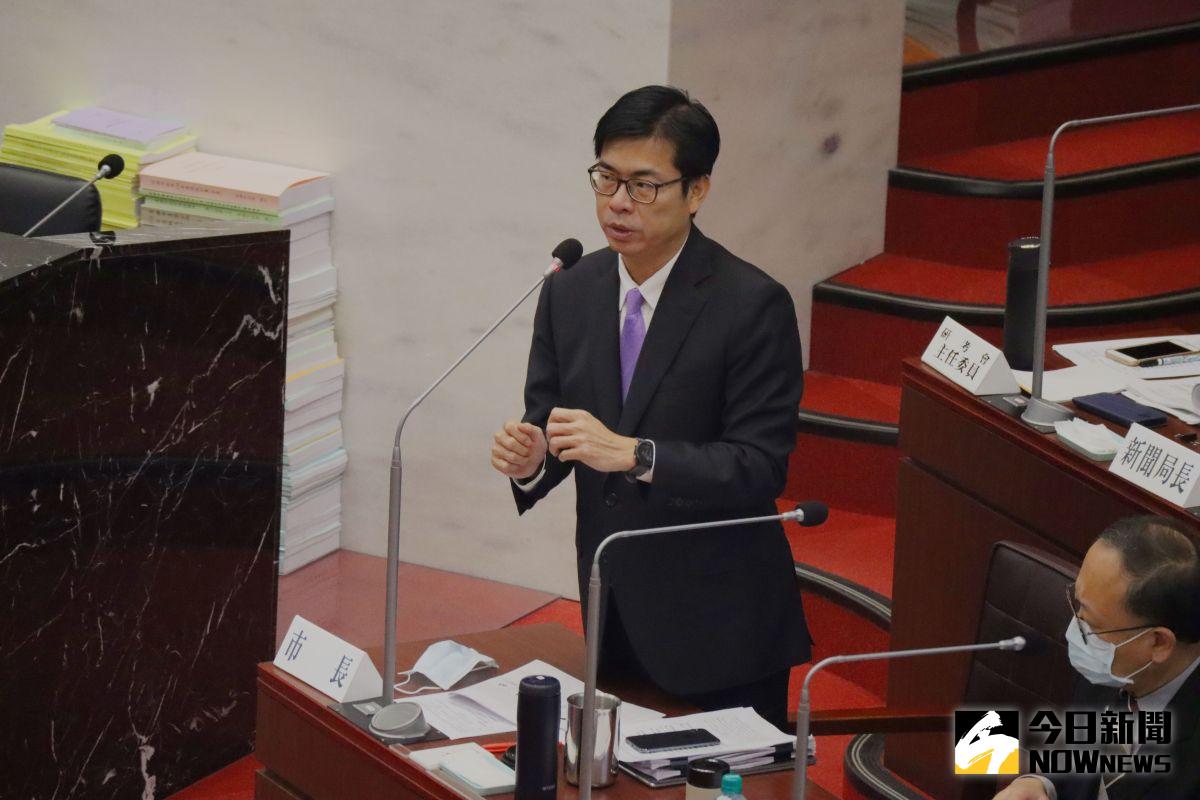 ▲高雄市長陳其邁表示仁武產業園區已經耽誤了兩年，現確定將於11月19日正式動工。（圖／記者鄭婷襄攝）