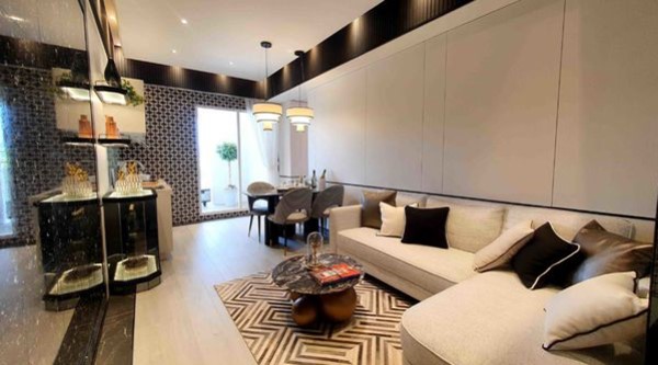 ▲茂德建設於板橋推出新建案「高妍植」，設計主打豪宅風格，整體卻是樸實價格。（圖/品牌提供）