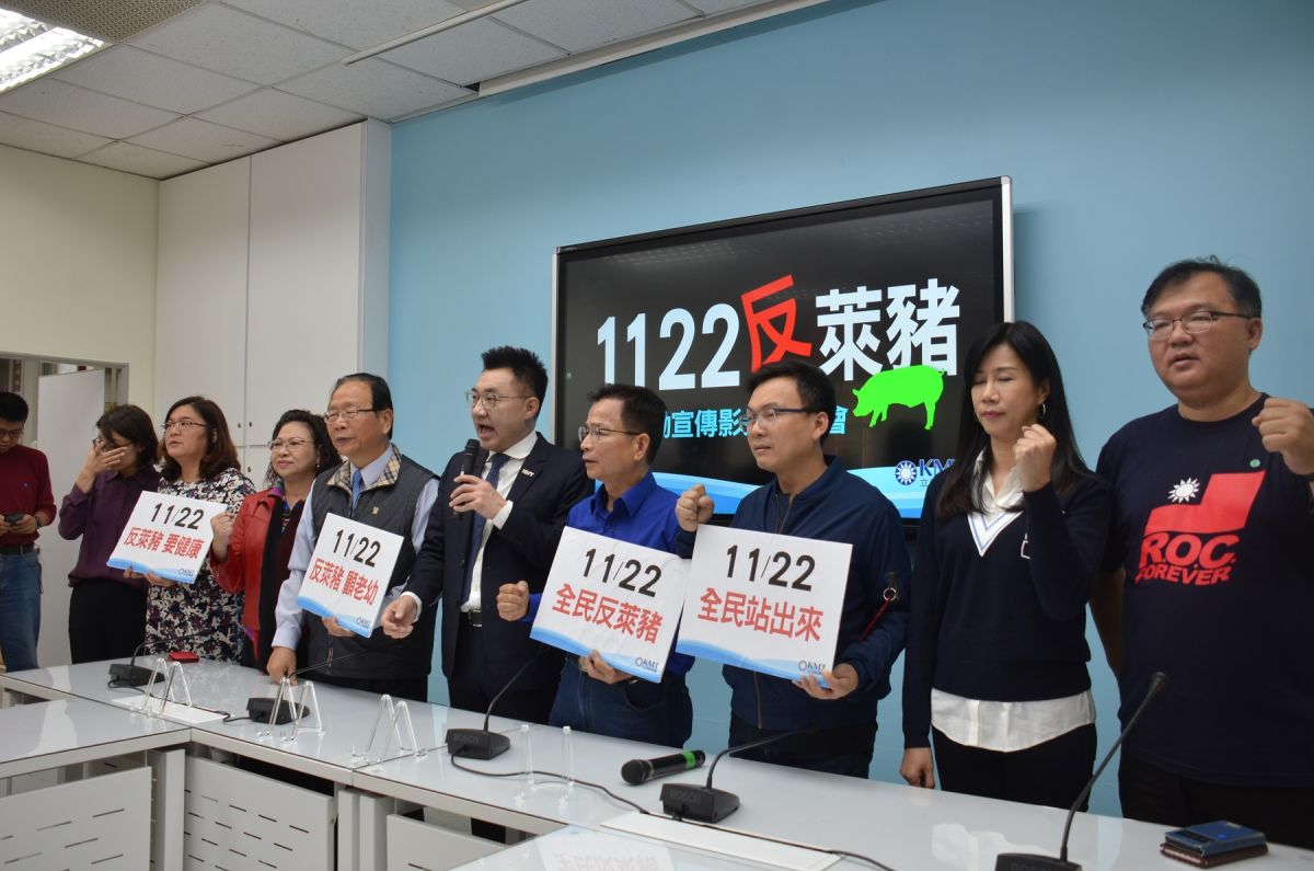 ▲國民黨團12日公布影片，陳述家長對萊豬進口的憂慮，呼籲民眾22日上街抗爭。　（圖／國民黨團提供）