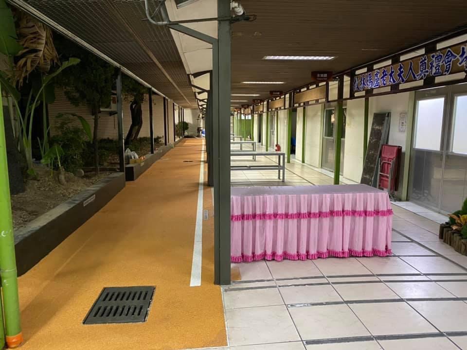 ▲中市崇德殯儀館往生者大體通道完工啟用，將不再有和往生者爭道情形發生。(圖／議員林祈烽提供2020.11.12)