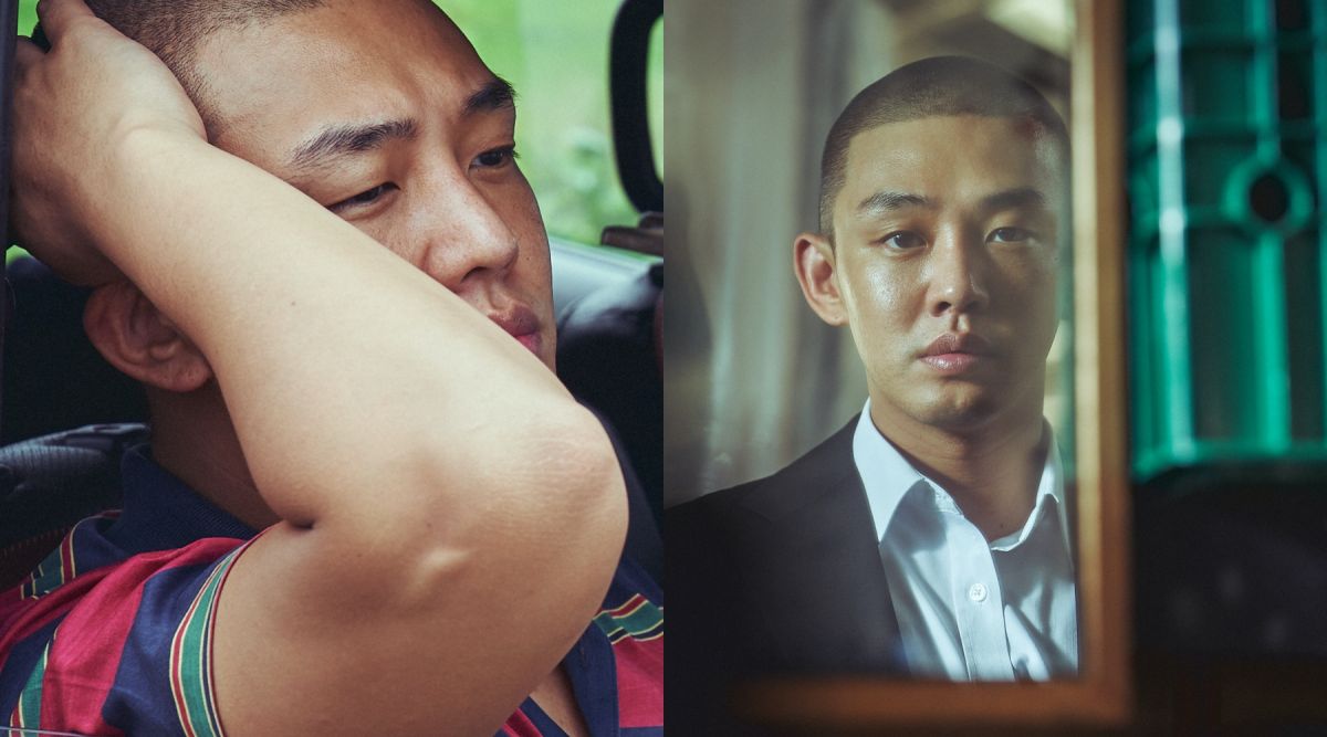 ▲劉亞仁為了作品《收屍人》增胖15公斤，眼皮、鼻子、嘴唇全都腫。（圖／車庫娛樂）