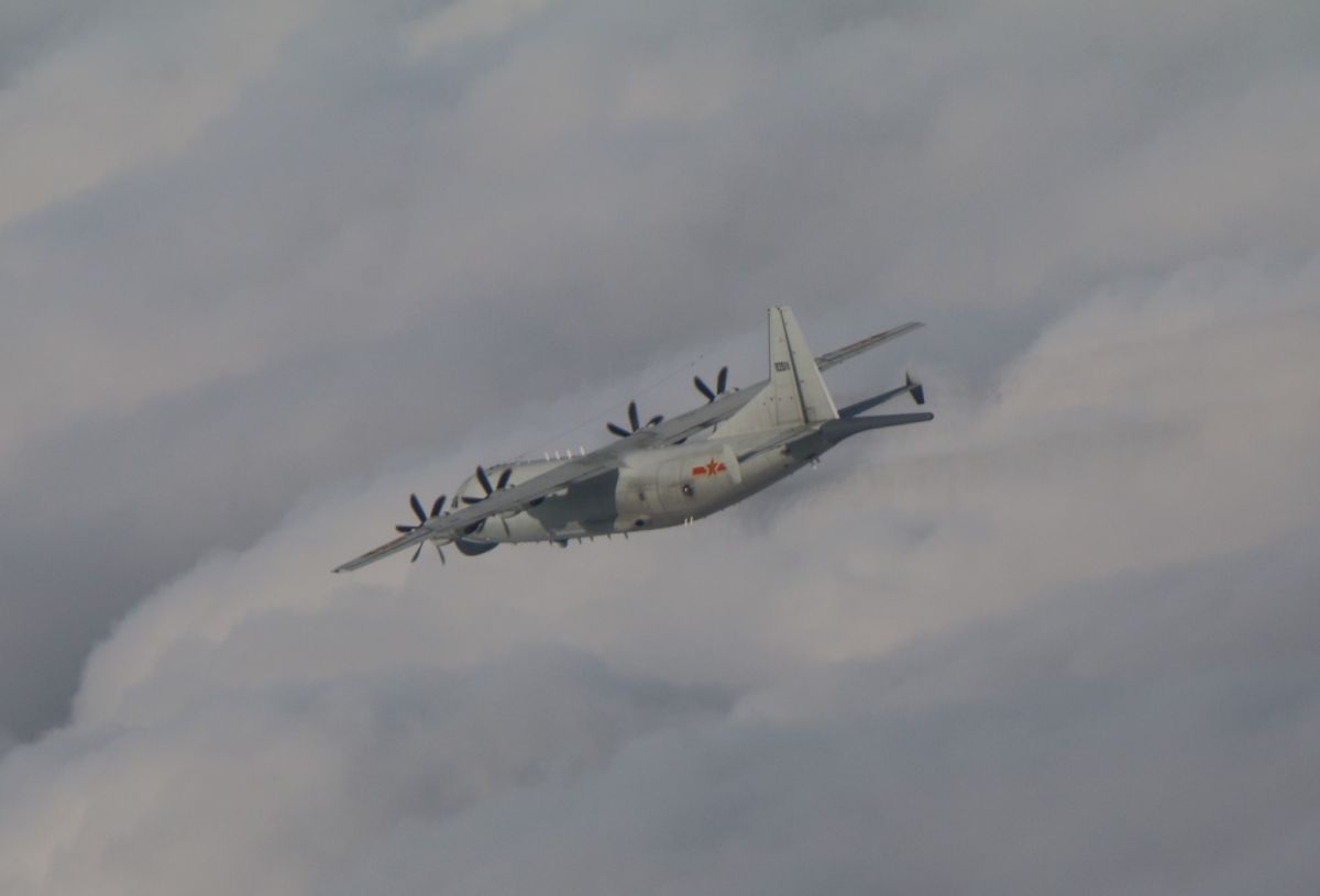 ▲共機1架次運8今（12）日再度闖我西南空域。（圖／國防部提供）