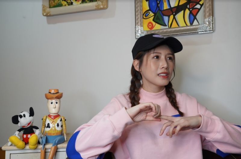 ▲面對訂閱數一直無法成長,塵塵認為應該先調整自己的心態。(圖/記者張嘉哲攝)
